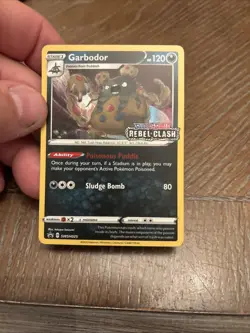 Garbodor - Pokemon TCG - Sword & Shield Rebel Clash Promo SWSH025 Foil - Image 1