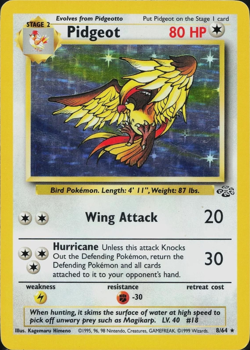 Pokemon TCG - Pidgeot - 8/64 - Holo - Rare - Jungle Unlimited [Light Play] - Image 1