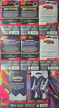 (Lot of 7) Pokemon Destined Rivals Mega Evolutions Phantasmal Flames Promos NEW - Image 2