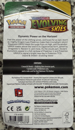 Pokemon Sword & Shield Evolving Skies Galarian Slowpoke Checklane Blister Pack - Image 2
