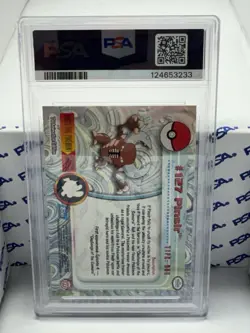 2000 Topps Pokemon TV Pinsir #127 PSA 10 GEM MINT - Image 2
