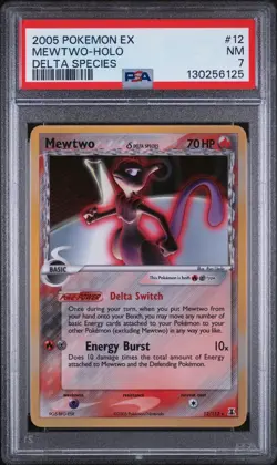 2005 POKEMON EX DELTA SPECIES #12 MEWTWO-HOLO - Image 1