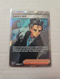Larry's Skill 139/131 – Secret Rare – Prismatic Evolutions Pokemon TCG - Image 1