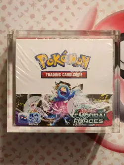 Pokemon Scarlet & Violet - Temporal Forces Booster Box - Sealed w/ Acrylic!!! - Image 1