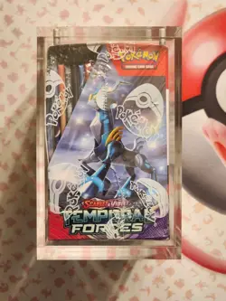 Pokemon Scarlet & Violet - Temporal Forces Booster Box - Sealed w/ Acrylic!!! - Image 2
