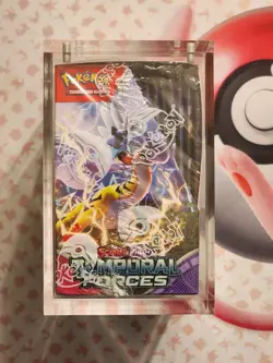 Pokemon Scarlet & Violet - Temporal Forces Booster Box - Sealed w/ Acrylic!!! - Image 4