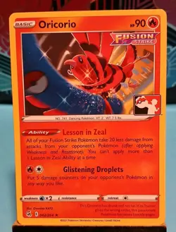 Oricorio 042/264 Non Holo Prize Pack Series Pokemon Play! Mint Condition - Image 1
