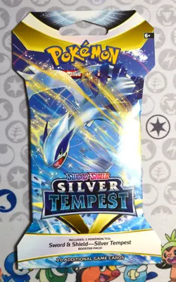 33x Pokemon Silver Tempest Sealed Sleeved Booster Packs - Image 2