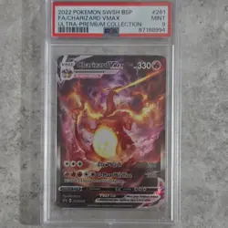 Pokemon TCG Charizard VMAX SWSH261 Promo Holo PSA 9 English Card - Image 1