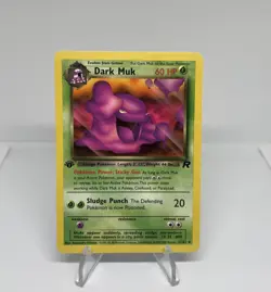 Dark Muk 41/82 1st Edition Team Rocket Pokemon 2000 - Image 1