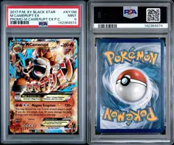 Pokemon M Camerupt EX Premium Coll. Black Star Holo Promo XY198 PSA 9 Mint - Image 3