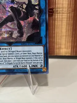 Yugioh Tri-Brigade Ferrijit the Barren Blossom MP21-EN196 1st Prismatic Secret - Image 4