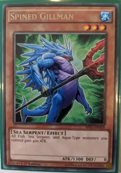 YuGiOh Spined Gillman Rare 1st Edition BP03-EN059 - Image 1