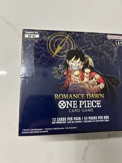 One Piece Booster Box OP01 Blue Bottom First Print Romance Dawn Sealed English - Image 4