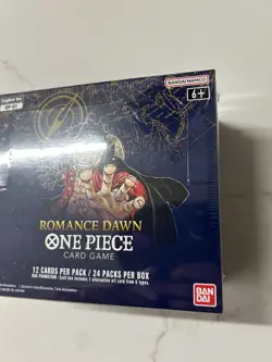 One Piece Booster Box OP01 Blue Bottom First Print Romance Dawn Sealed English - Image 5