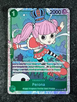 2025 One Piece PERONA #OP12-034 Legacy of the Master Super Rare English (A) - Image 1