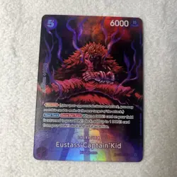 One Piece CCG Eustass "Captain" Kid OP05-074 Blocker Holo 6000 Power - Image 1
