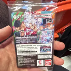 Bandai Namco Monkey.D.Luffy Promo Full Art Holo US Voyage One Piece CCG Card - Image 2