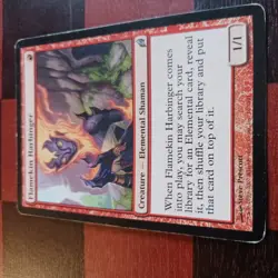 Mtg Flamekin Harbinger MP/LP Lorwyn Elemental Tutor Card - Image 2
