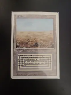 Magic: The Gathering Scrubland Revised Dual Land Rare Card - Image 1