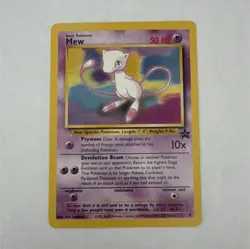 Pokemon TCG Mew 08/53 Wotc Promo Card Black Star Promo - Image 1