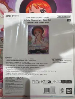 One Piece card game Whole Cake Island Nami Playmat and Card english - Image 3