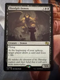 Bloodgift Demon R 408 Regular Foundations Jumpstart MTG Card NM - Image 1