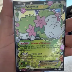Pokemon Shaymin EX XY Promo Holo XY148 Basic 110 HP Grass 60 Attack Card - Image 1