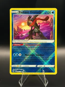 Radiant Greninja 046/189 SWSH10: Astral Radiance Ultra Rare Pokemon Card - Image 1