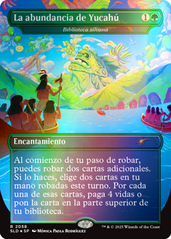 MTG Magic The Gathering Secret Lair Drop Nuestra Magia EN Rainbow Foil Edition - Image 3