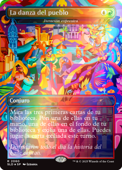 MTG Magic The Gathering Secret Lair Drop Nuestra Magia EN Rainbow Foil Edition - Image 5
