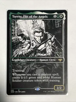 Torens, Fist of the Angels Showcase Foil - Innistrad: Crimson Vow MTG-NM - Image 1