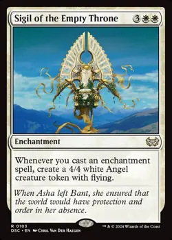 1x Sigil of the Empty Throne - NM - Commander Set - SPARROW MAGIC - Image 1