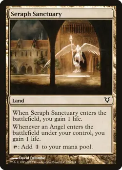 1x Seraph Sanctuary - LP- Innistrad Block - SPARROW MAGIC mtg - Image 1