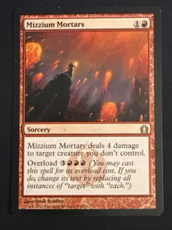1x Mizzium Mortars (101) Return to Ravnica MP MTG Magic the Gathering x1 MKE - Image 1