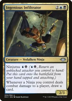 Magic The Gathering MTG INGENIOUS INFILTRATOR Modern Horizons NM Near Mint - Image 1