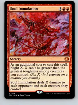 Magic the Gathering Soul Immolation Lorwyn Eclipsed MTG Free Shipping! - Image 1