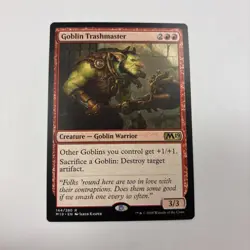 Goblin Trashmaster NM Core Set 2019 M19 MTG 144 / 280 English Regular Lord - Image 1