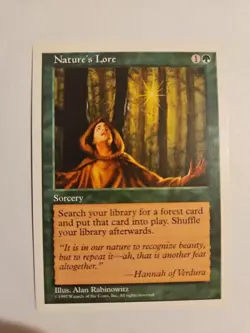MTG Magic the Gathering Nature's Lore 316/460 Fifth Edition LP - Image 1