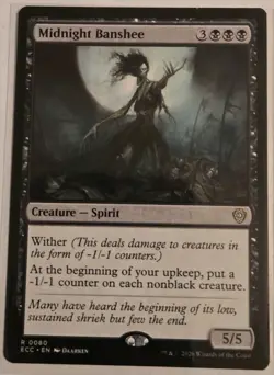 Midnight Banshee Commander: Lorwyn Eclipsed Regular - Image 1