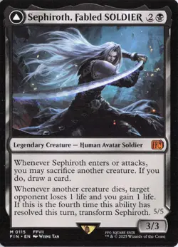 Sephiroth, Fabled SOLDIER - 115, FIN, Regular - Image 1
