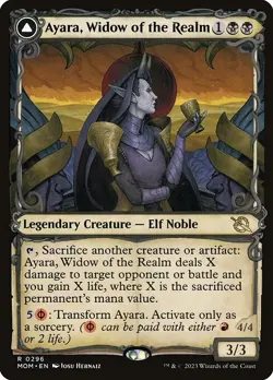 Ayara, Widow of the Realm-March Of The Machine-Showcase-Foil-296-LP - Image 1