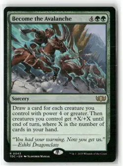 Become the Avalanche Commander: Tarkir: Dragonstorm Regular - Image 1
