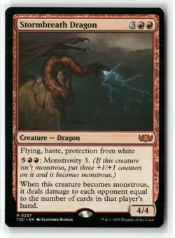 Stormbreath Dragon Commander: Tarkir: Dragonstorm Regular - Image 1