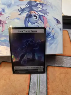 Foil Food/Ninja Turtle Spirit Token, TMNT Tokens, MTG, 1 pack, Magic - Image 1