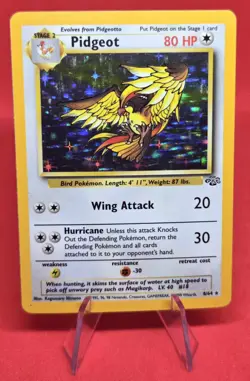 1999 Pokemon TCG Pidgeot 8/64 Jungle Unlimited Holo - WOTC - VINTAGE - Image 2