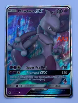 Mewtwo GX 31/68 Hidden Fates NM Ultra Rare Pokemon Card - Image 1