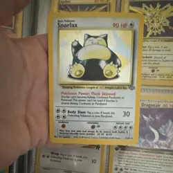 Pokemon TCG Snorlax Jungle Holo Rare 11/64 90 HP English Card Card Stock - Image 1