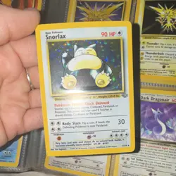 Pokemon TCG Snorlax Jungle Holo Rare 11/64 90 HP English Card Card Stock - Image 3
