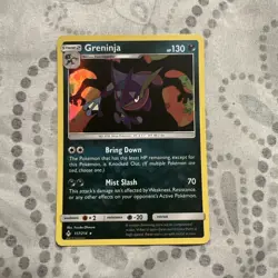 2019 Pokemon GRENINJA Unbroken Bonds HOLO RARE Sun & Moon Set Card 117/214 NM - Image 1